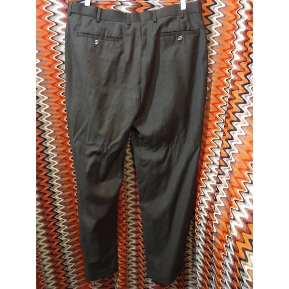{MEN} 39x30 Croft & Barrow brown Dress Pant - Picture 4 of 6